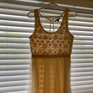 Cream coloured dress AE